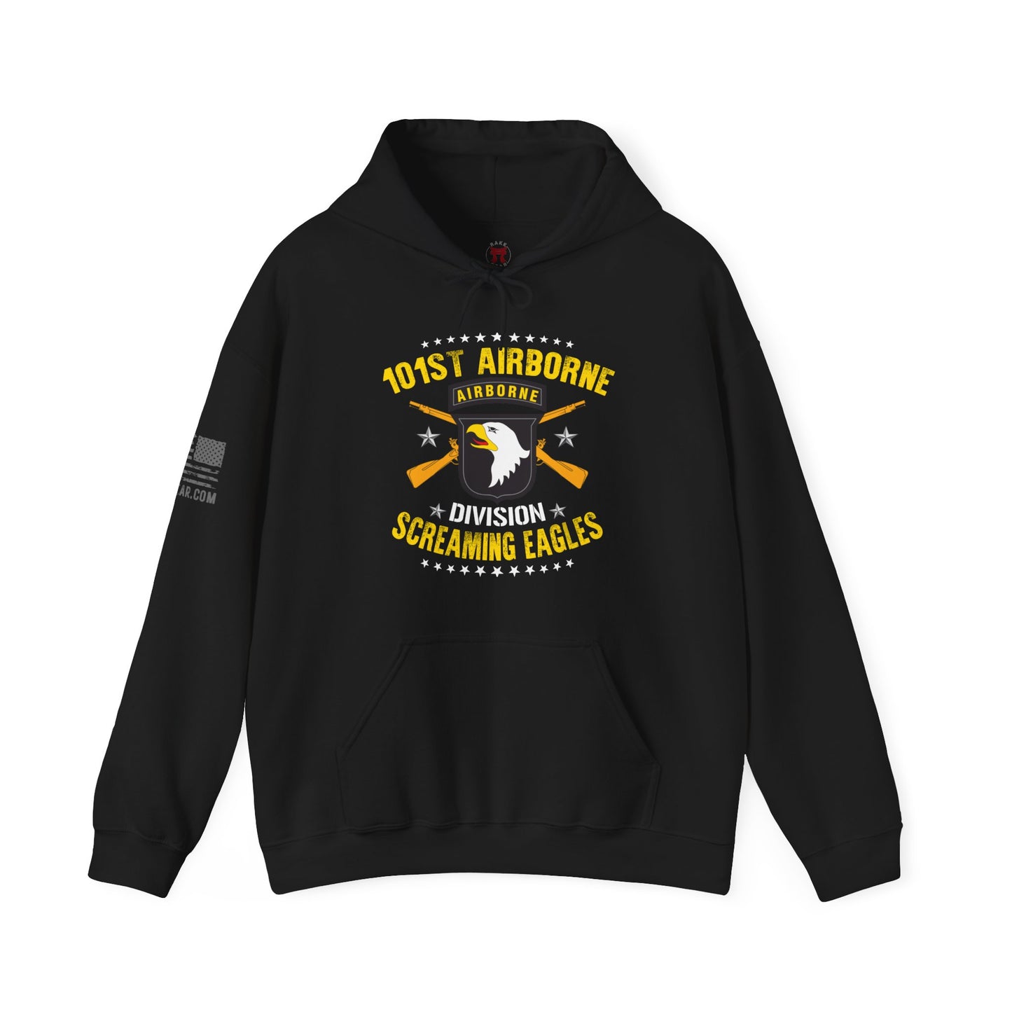 Rakkgear 101st Airborne Division Hoodie in Black