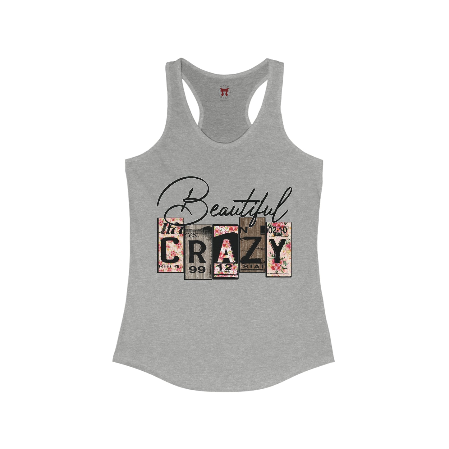 Rakkgear Women's Beautiful Crazy Tank Top in grey