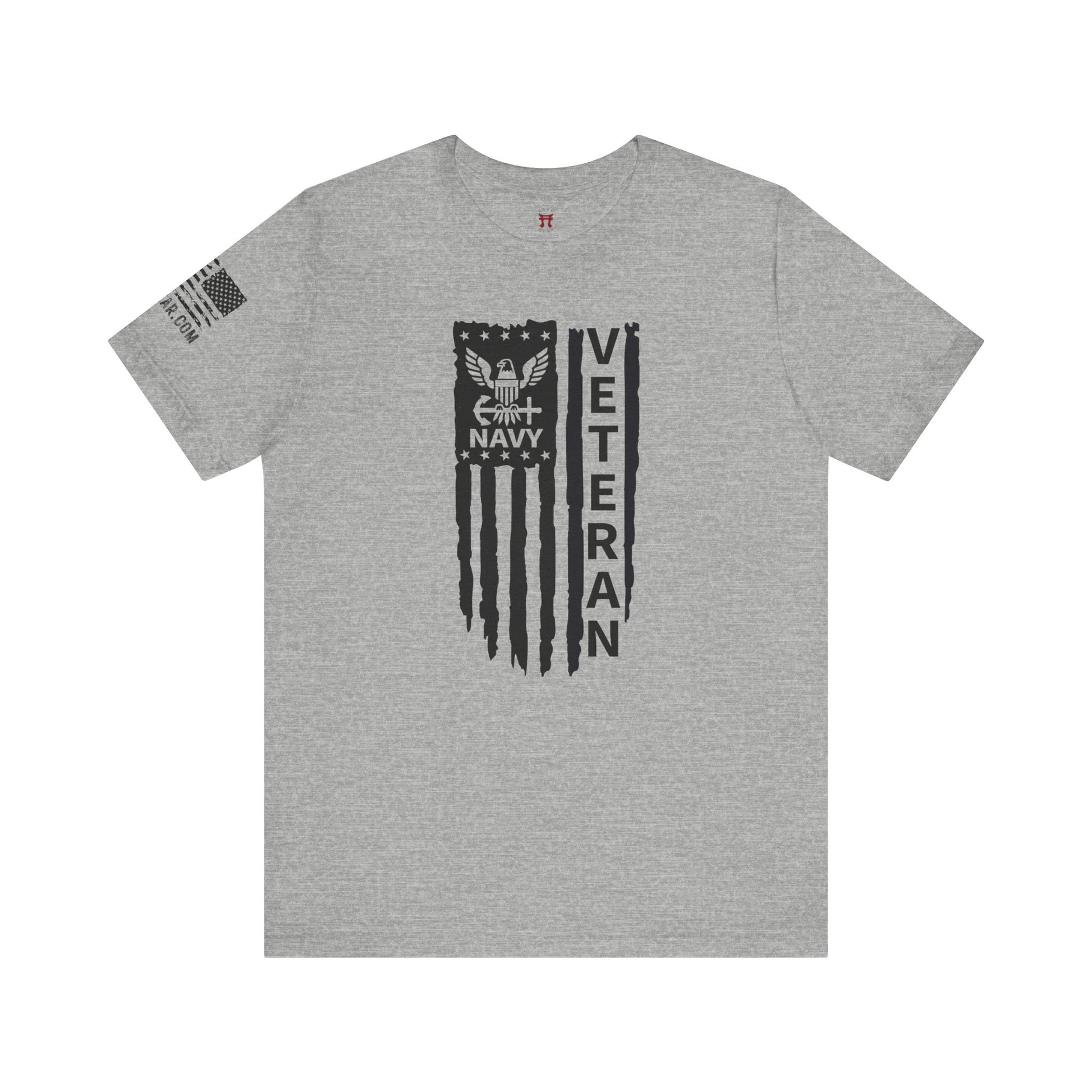 Rakkgear Navy Veteran Short Sleeve Tee in sports grey