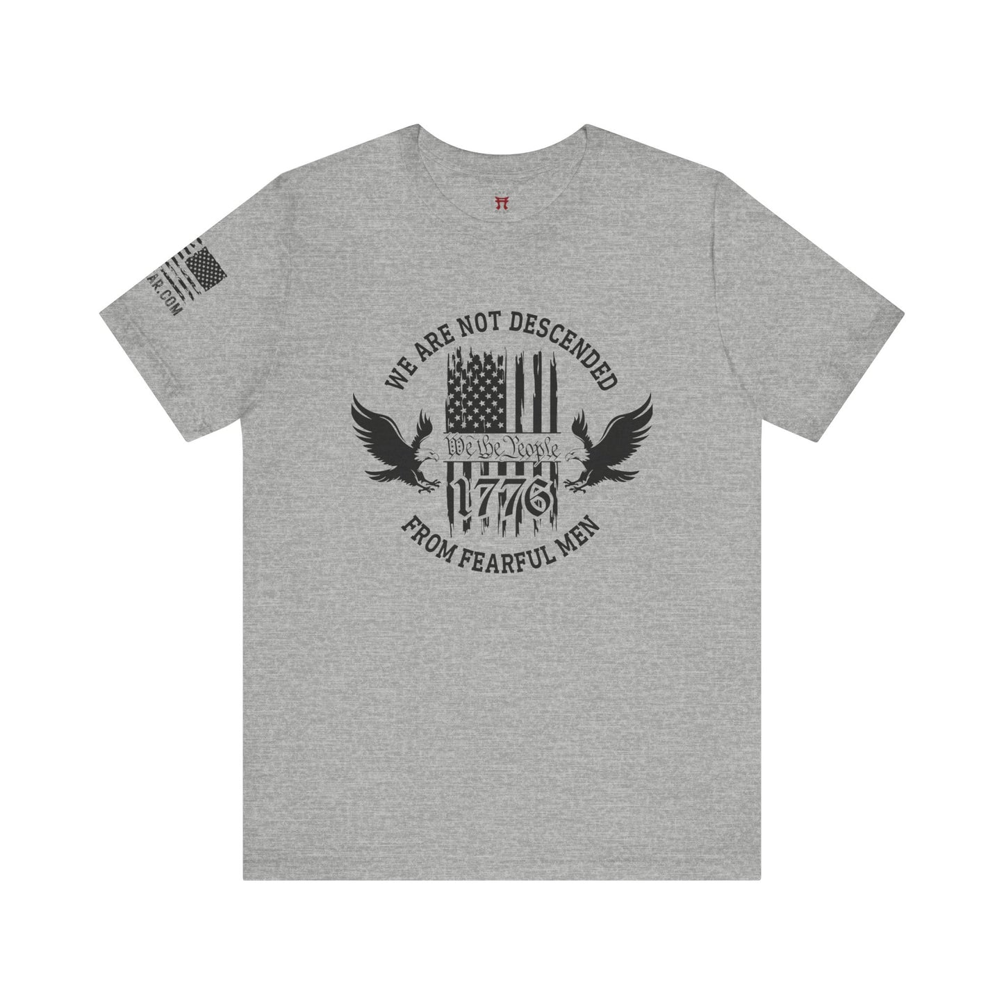 Rakkgear We Are Not Descended Short Sleeve Tee in grey