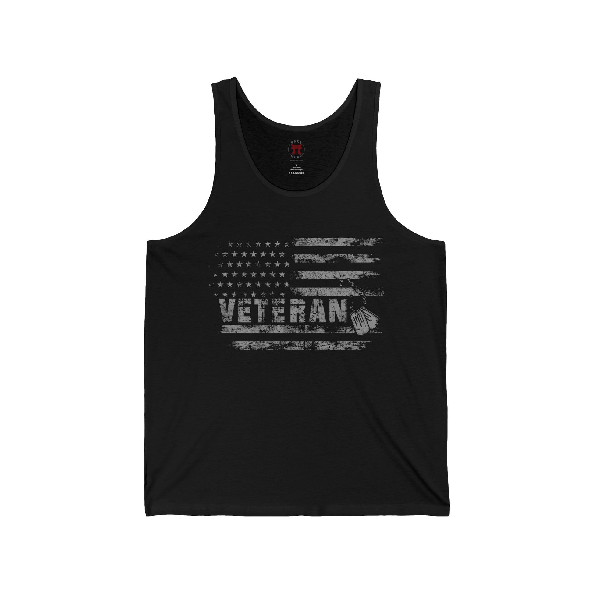 Rakkgear Black Veteran Tank Top