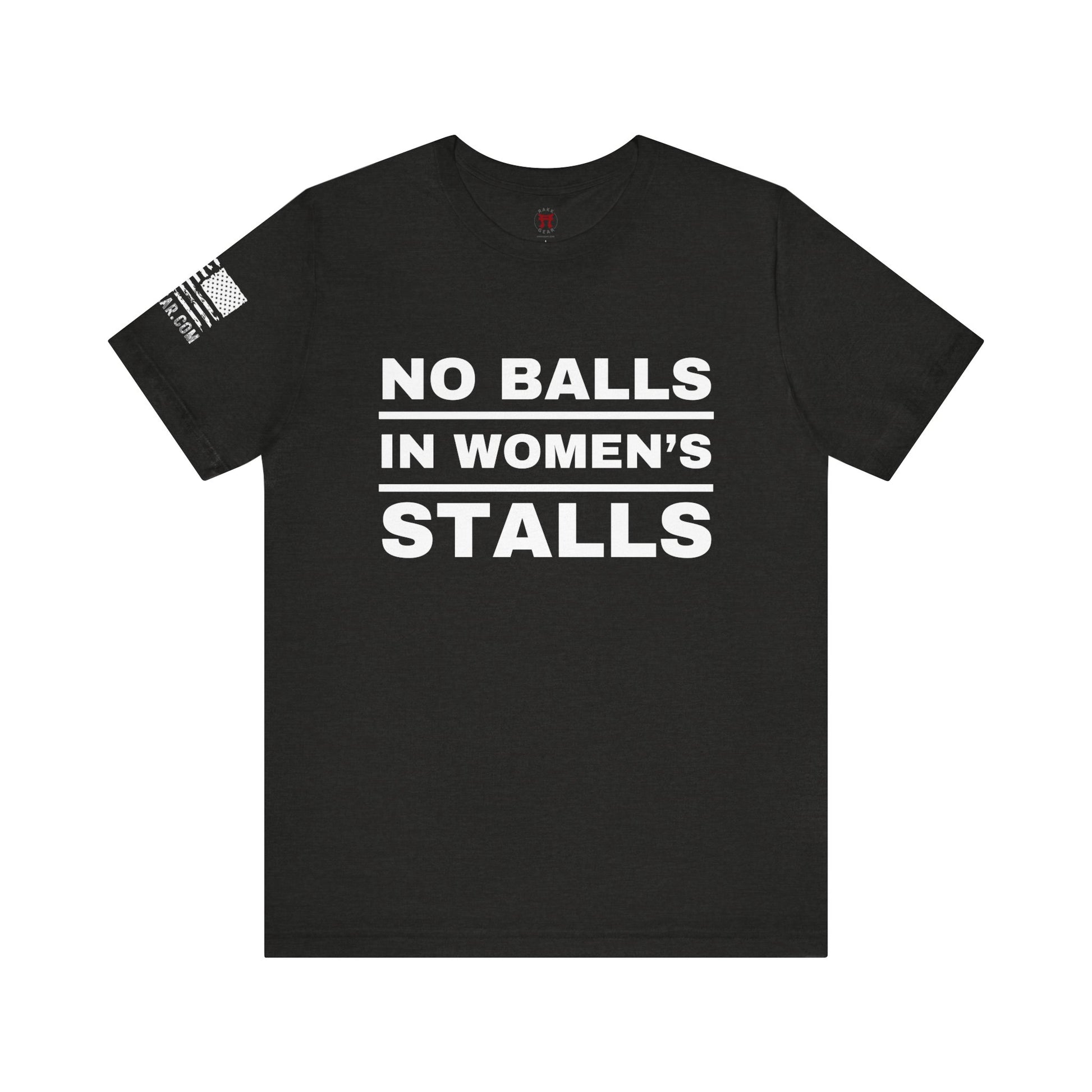 Rakkgear No Balls Short Sleeve Tee in black