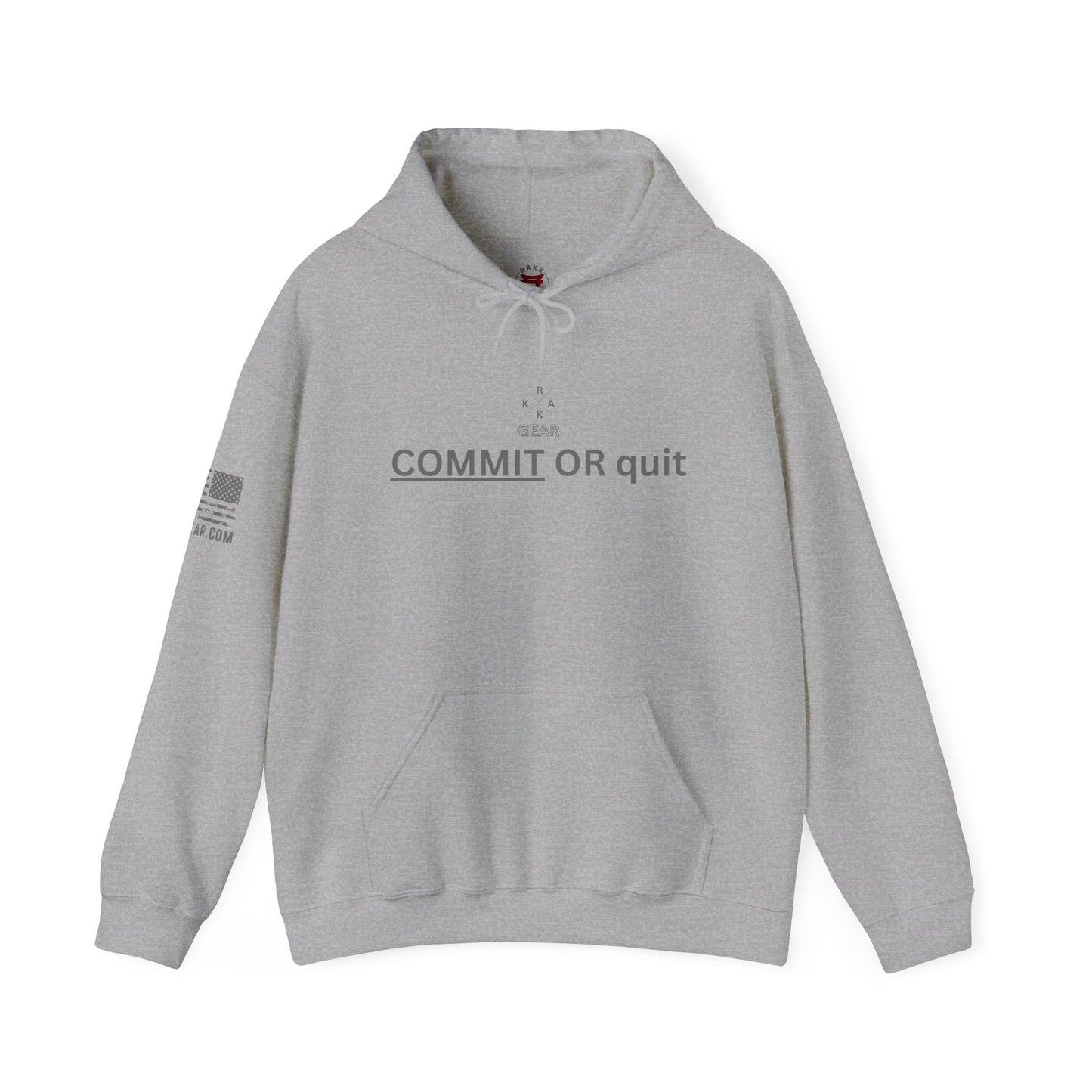 Rakkgear Women's Commit Heavy Hoodie in grey