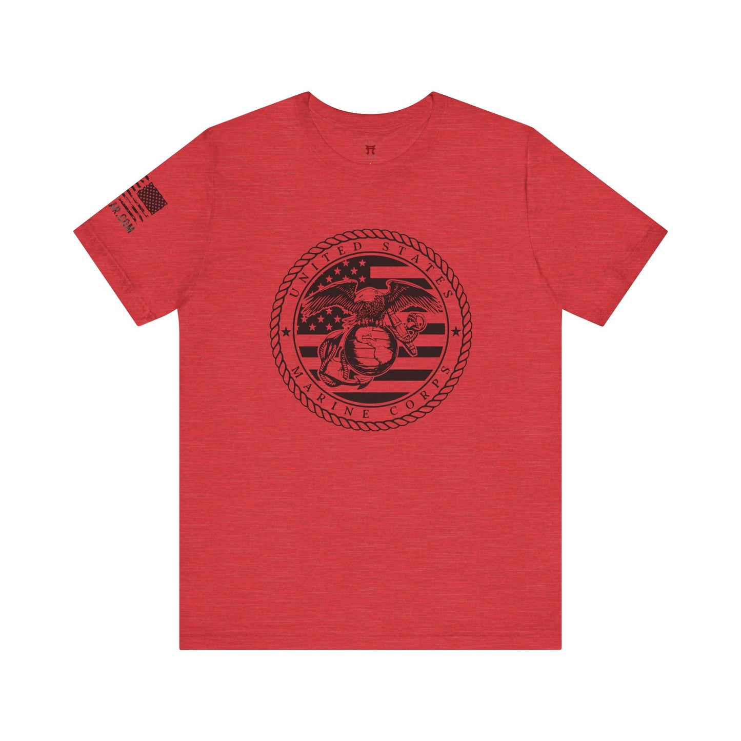 Rakkgear Marine Corps Short Sleeve Tee in red