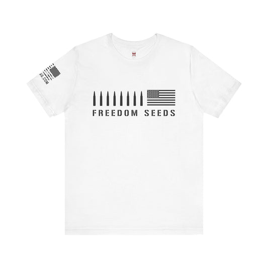 Rakkgear Freedom Seeds Short Sleeve Tee in white