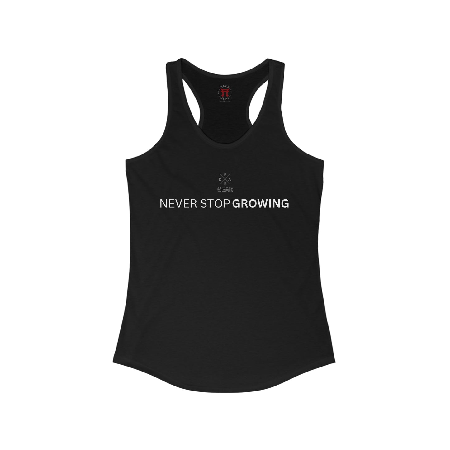 Rakkgear Women's Never Stop Growing Tank Top in black