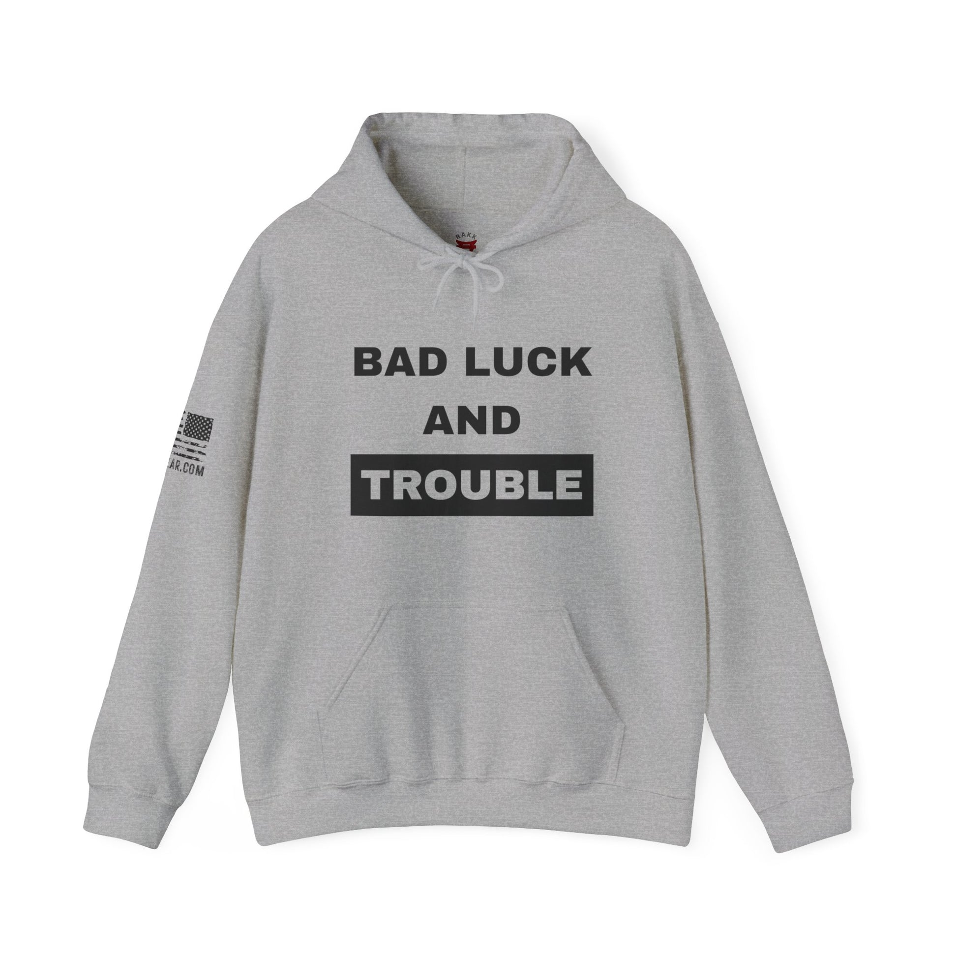 Rakkgear Women's Bad Luck Heavy Hoodie in grey