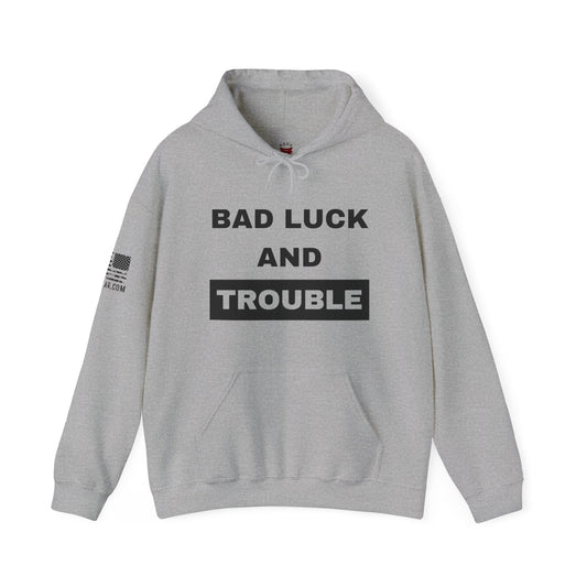 Rakkgear Bad Luck Heavy Hoodie in grey