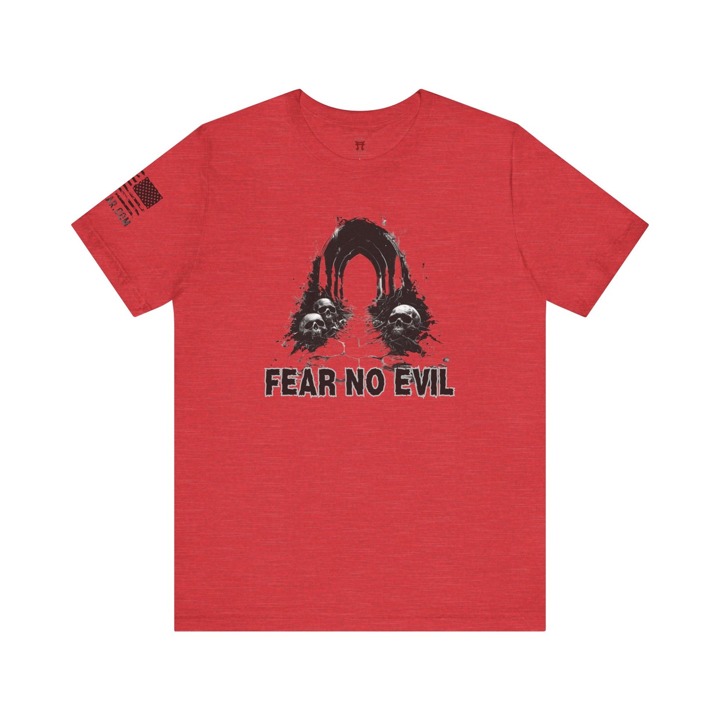 Rakkgear Fear No Evil Short Sleeve Tee in Red