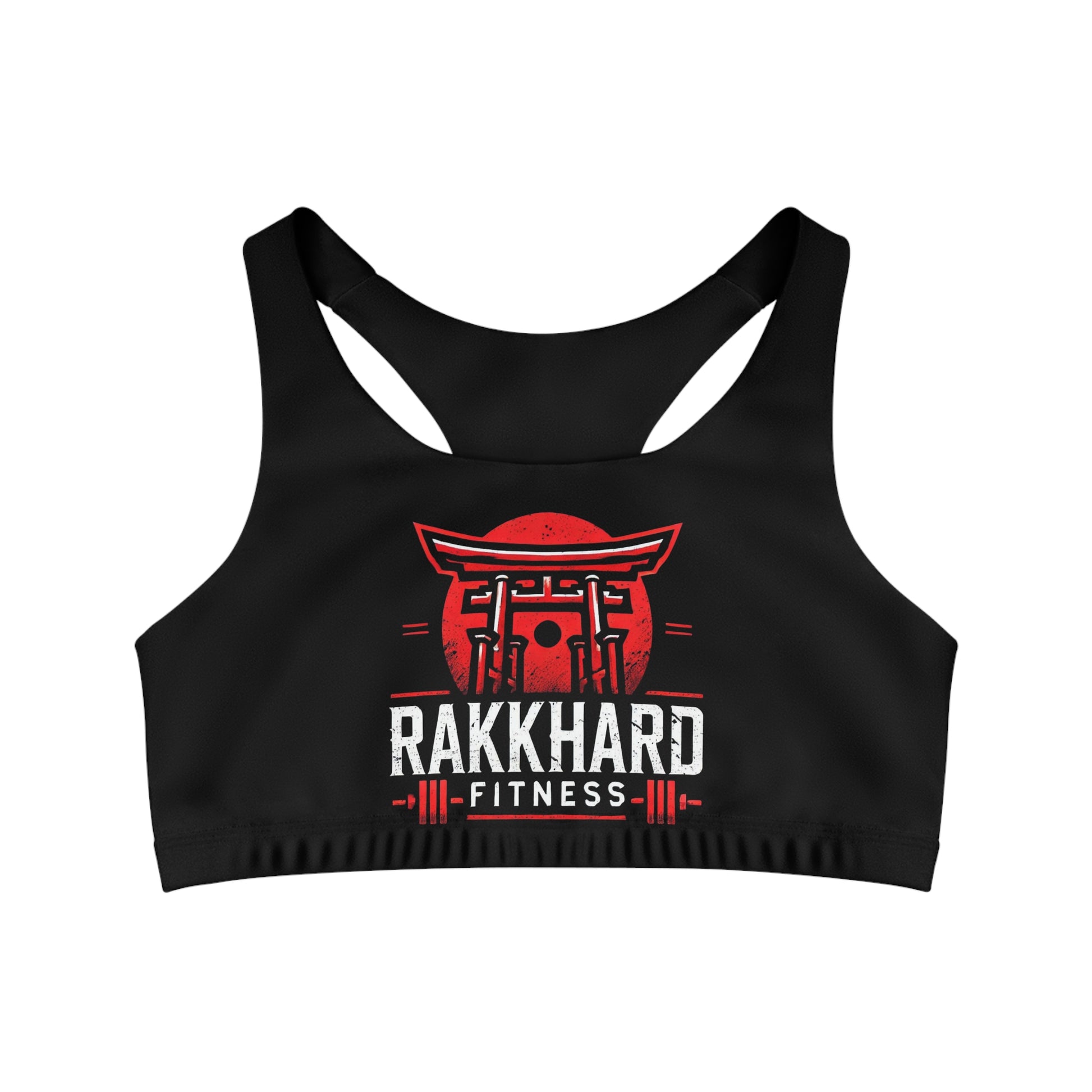 Rakkhard Fitness Women's High Performance Seamless Sports Bra in  Black