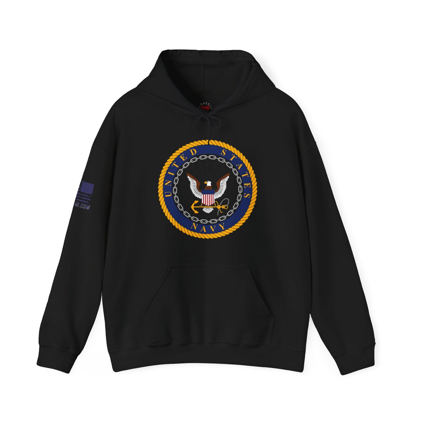 Rakkgear Navy Seal Heavy Hoodie in black