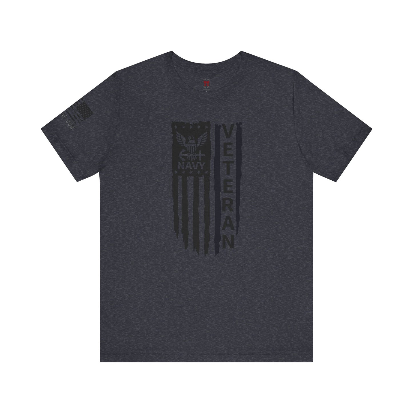 Rakkgear Navy Veteran Short Sleeve Tee in navy blue