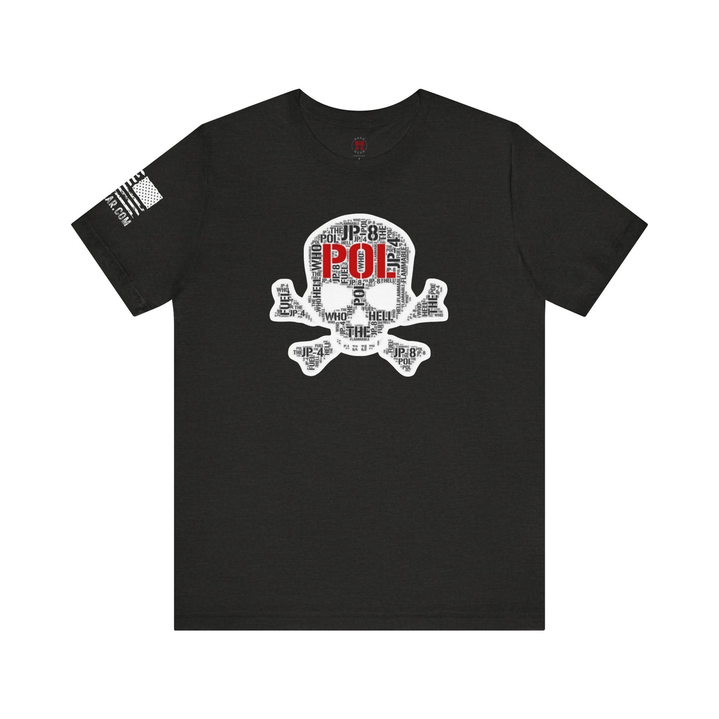 Rakkgear Airforce POL Short Sleeve Tee in black