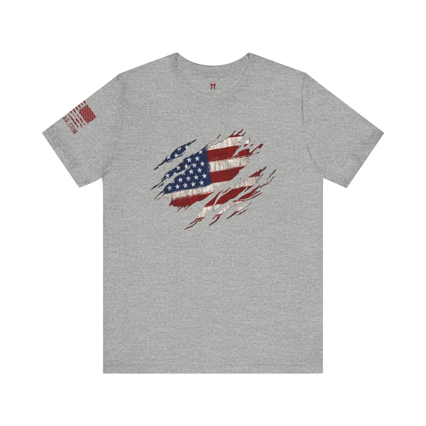 Rakkgear Old Glory Short Sleeve Tee in Sports Grey