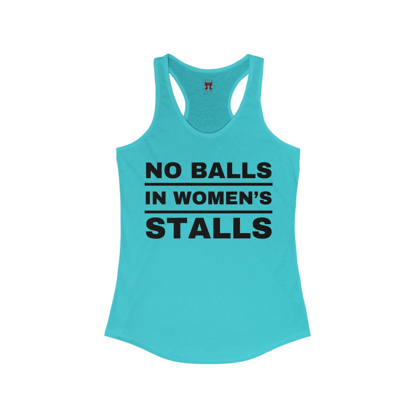 Rakkgear Women's No Balls Tank in Blue.