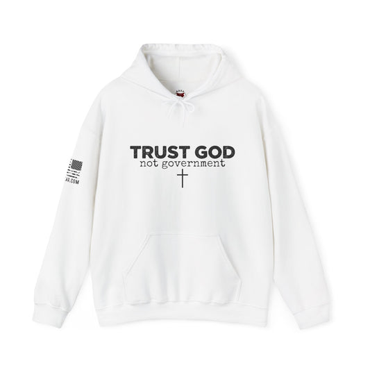 Rakkgear Women's Trust GOD Heavy Hoodie in white