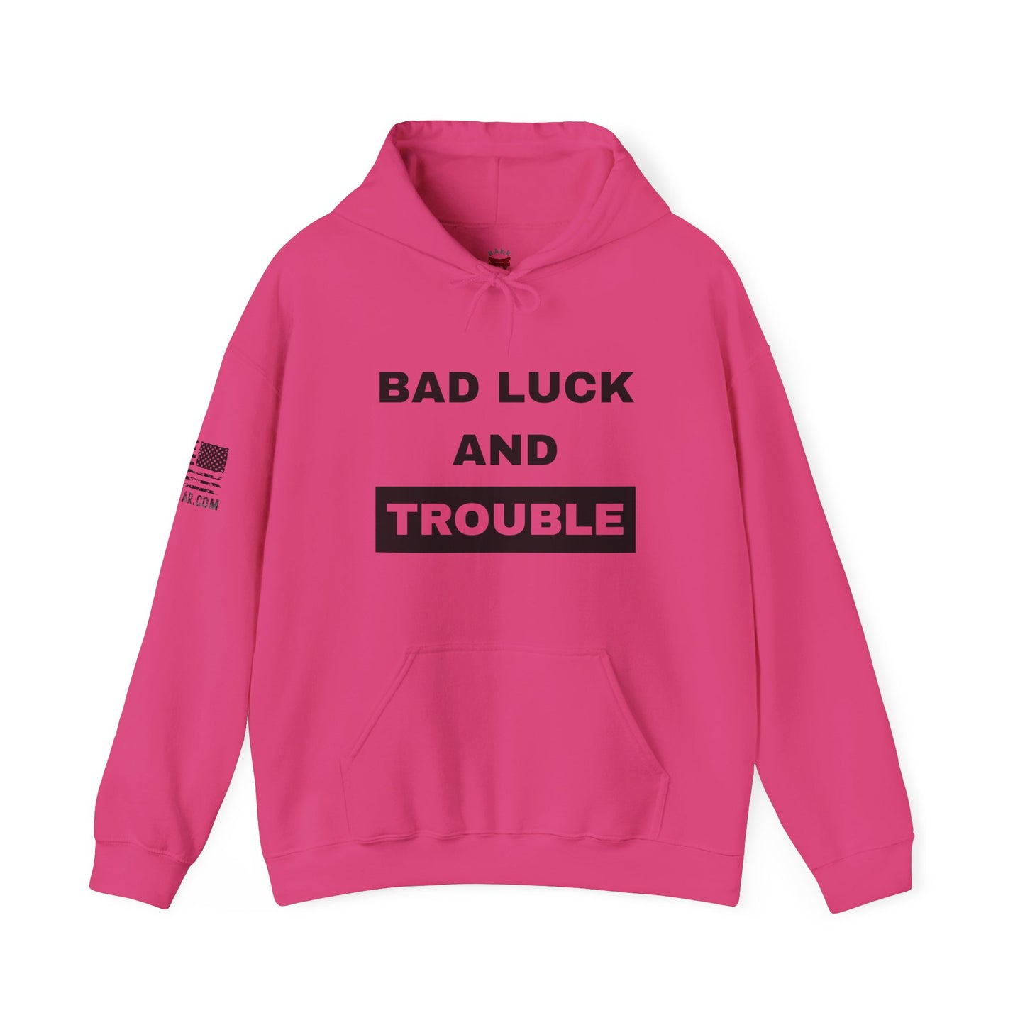 Rakkgear Women's Bad Luck Heavy Hoodie in pink