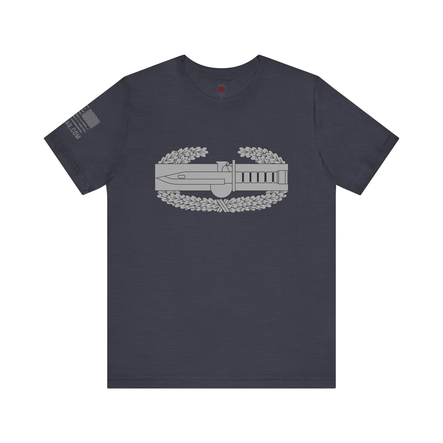 Rakkgear Combat Action Badge Short Sleeve Tee  in navy blue