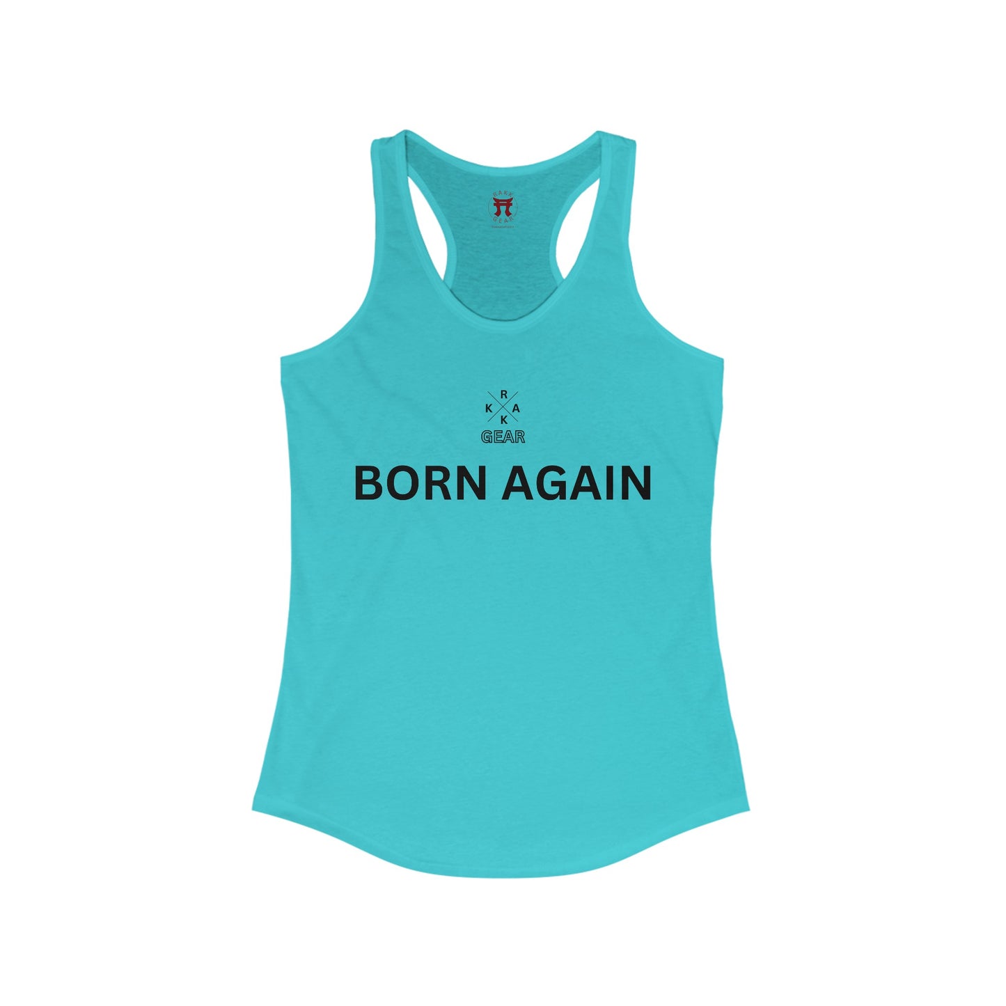 Rakkgear Women's Born Again Tank Top in turquoise