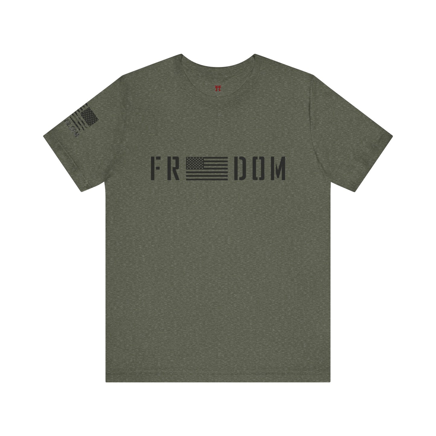 Rakkgear Freedom Flag Short Sleeve Tee in military green