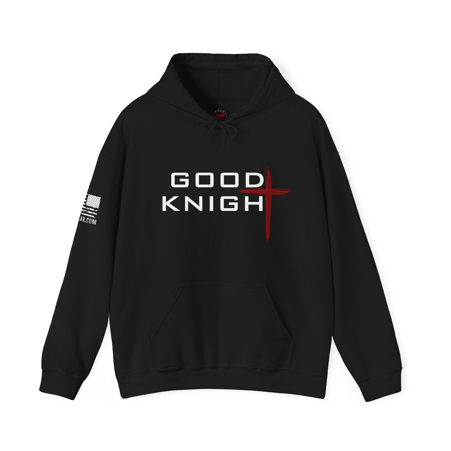Rakkgear Good Knight Heavy Hoodie in Black