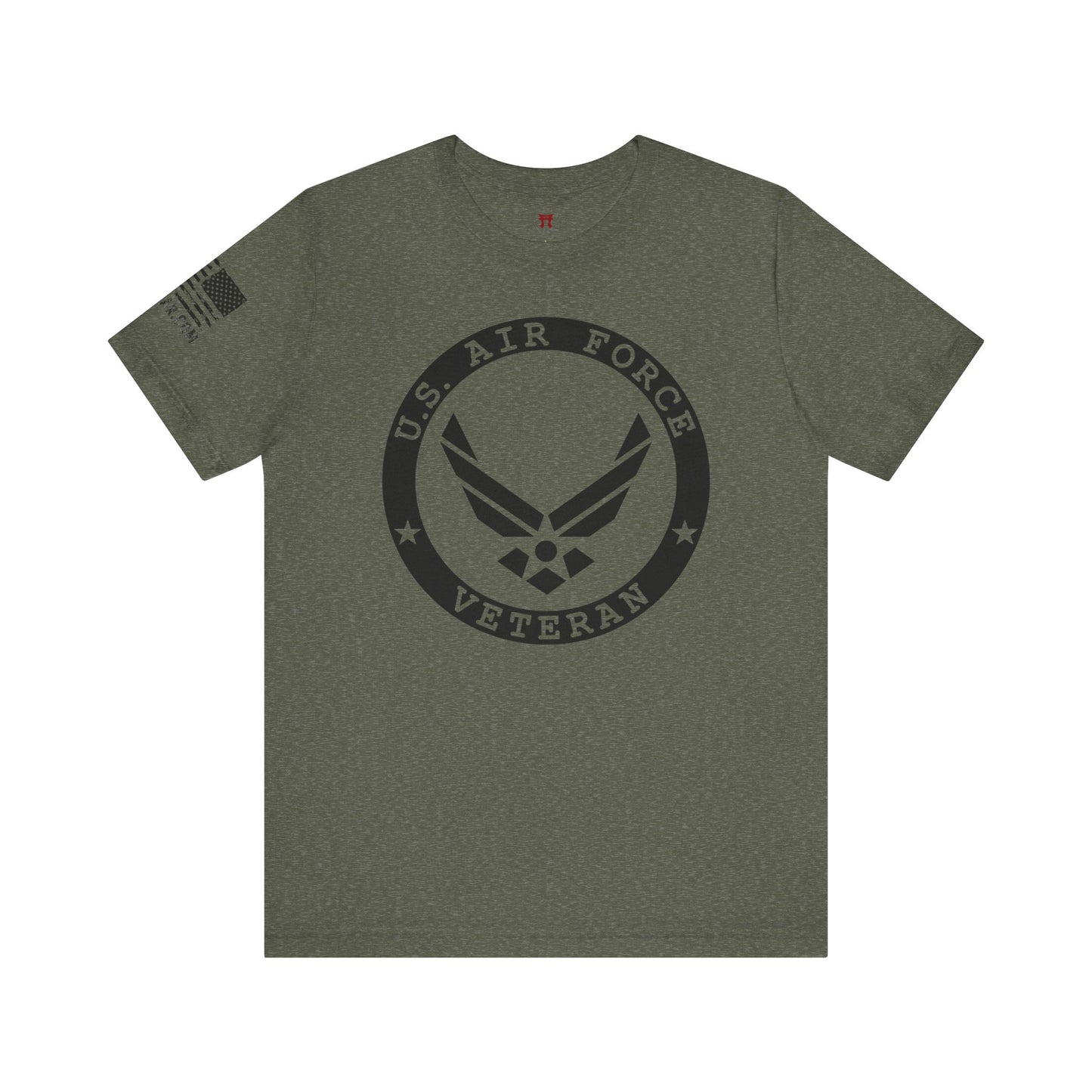 Rakkgear USAF Veteran Short Sleeve Tee in military green