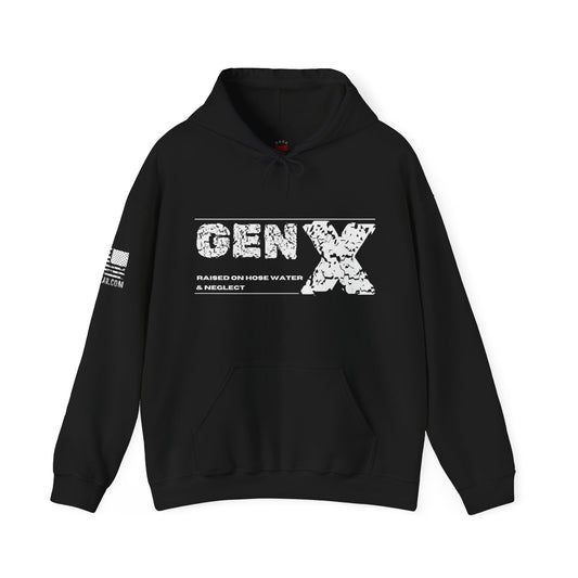 Rakkgear Gen X Heavy Hoodie in black