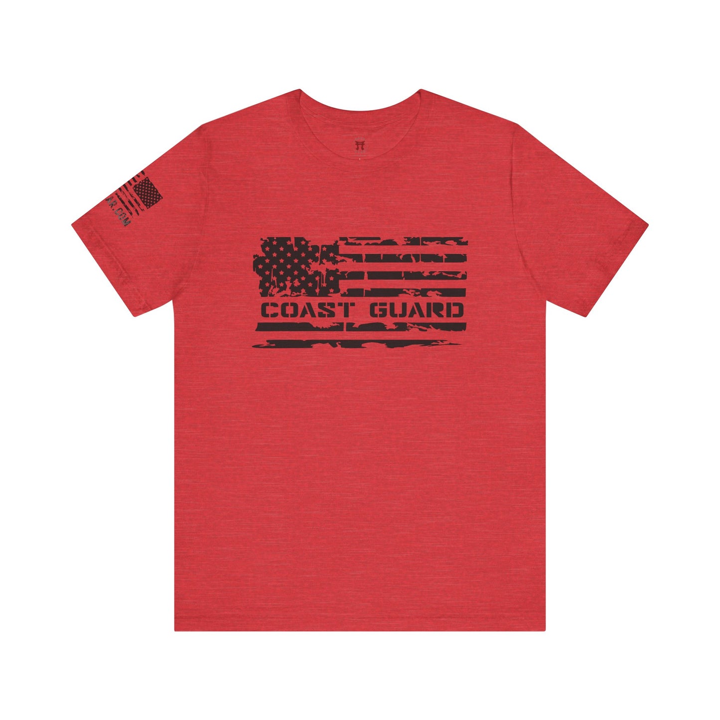 Rakkgear Coast Guard Flag Short Sleeve Tee in Red