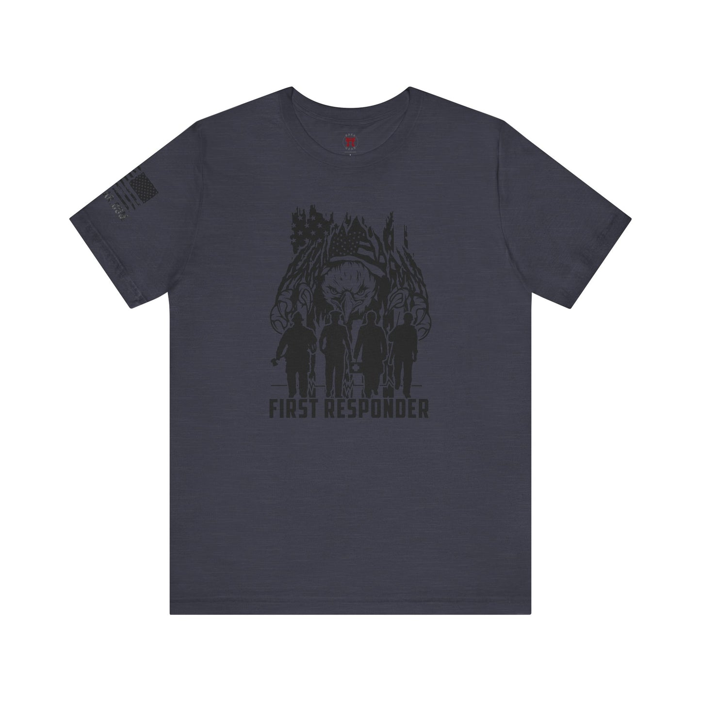 Rakkgear First Responder Eagle Short Sleeve Tee in navy blue