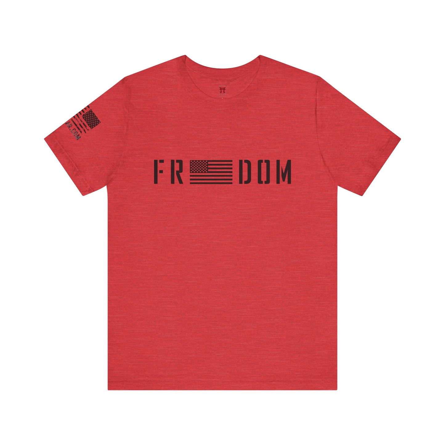 Rakkgear Freedom Flag Short Sleeve Tee in red