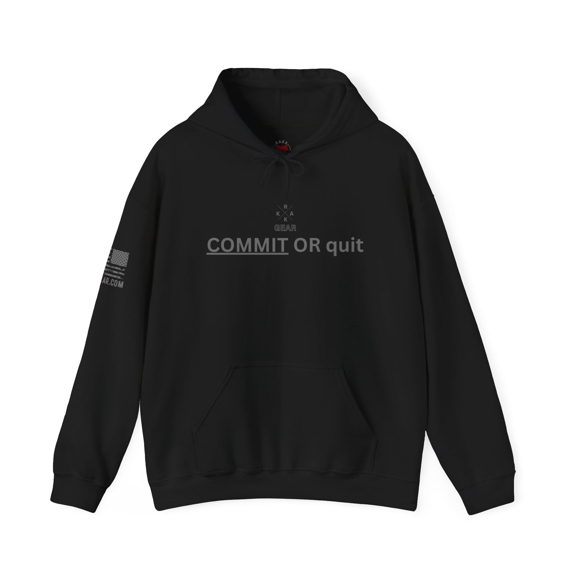 Rakkgear Women's Commit Heavy Hoodie in black