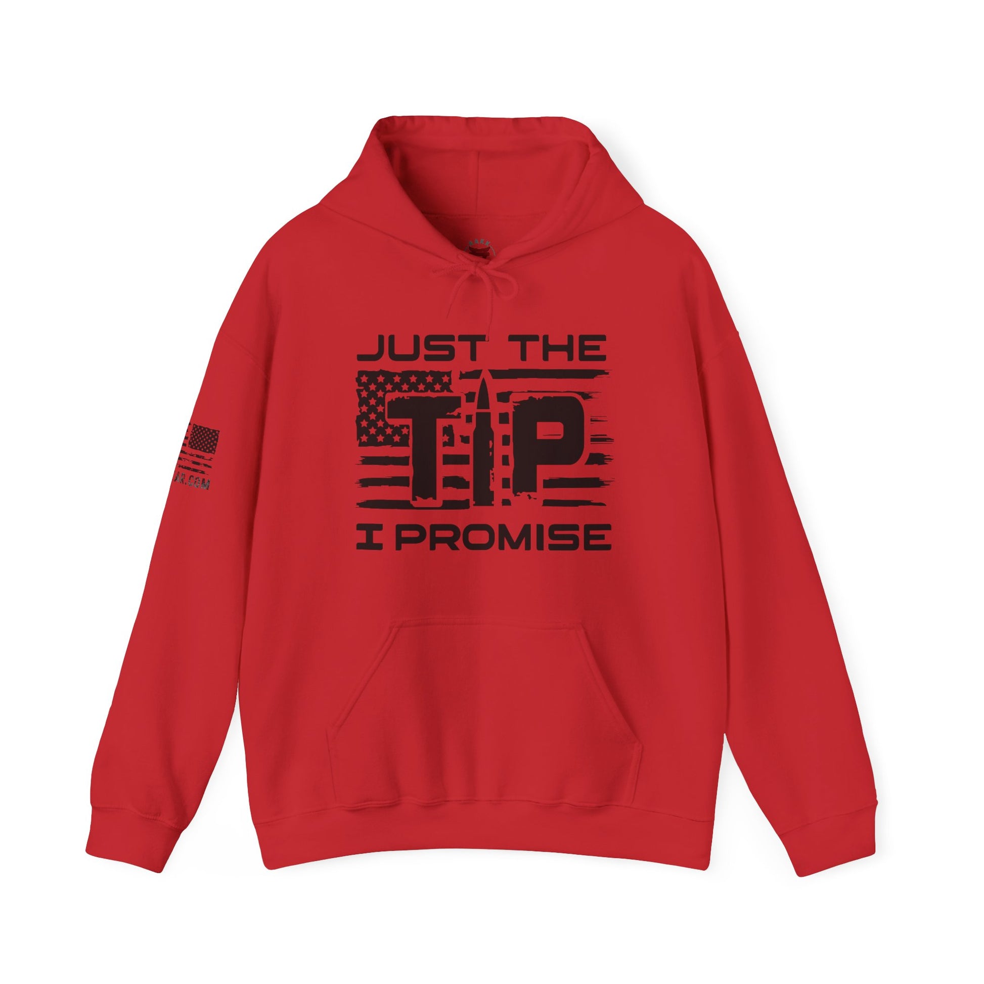 Rakkgear Just The Tip Heavy Hoodie in red