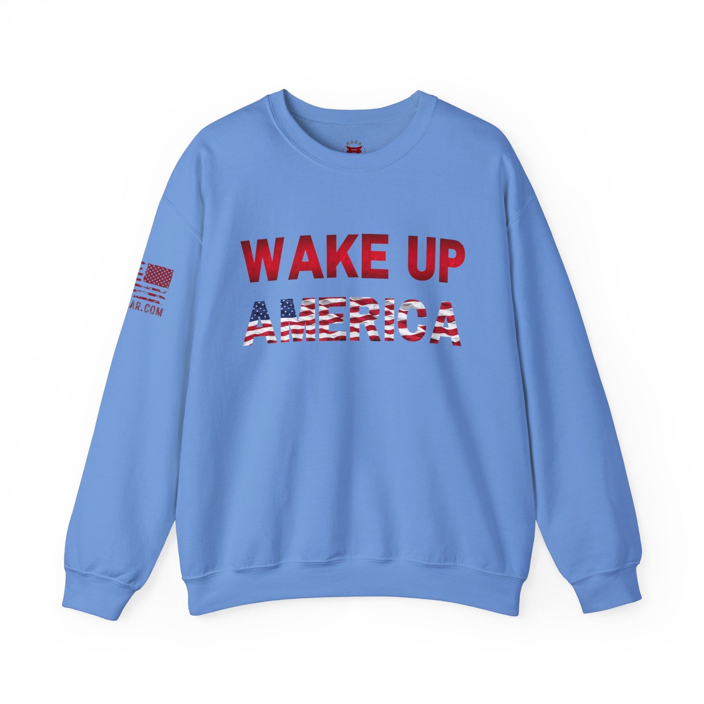 Rakkgear Women's Wake Up America Sweatshirt in blue