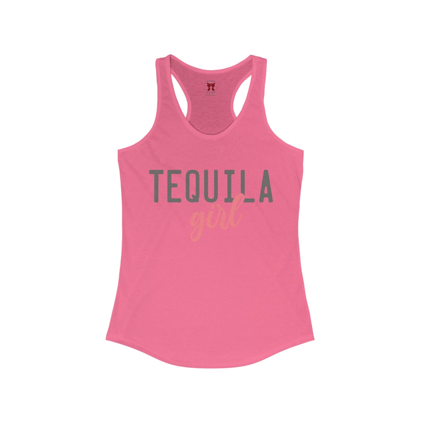 Rakkgear Women's Tequila Girl Tank Top in hot pink
