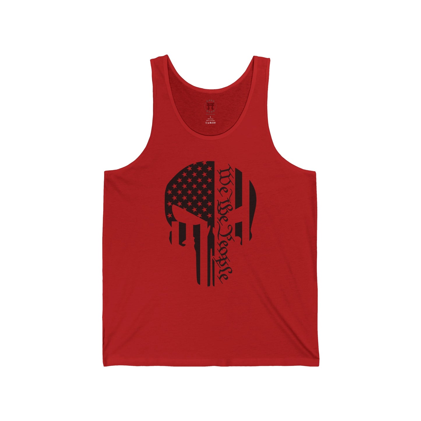 Rakkgear Punisher We The People Tank Top in red
