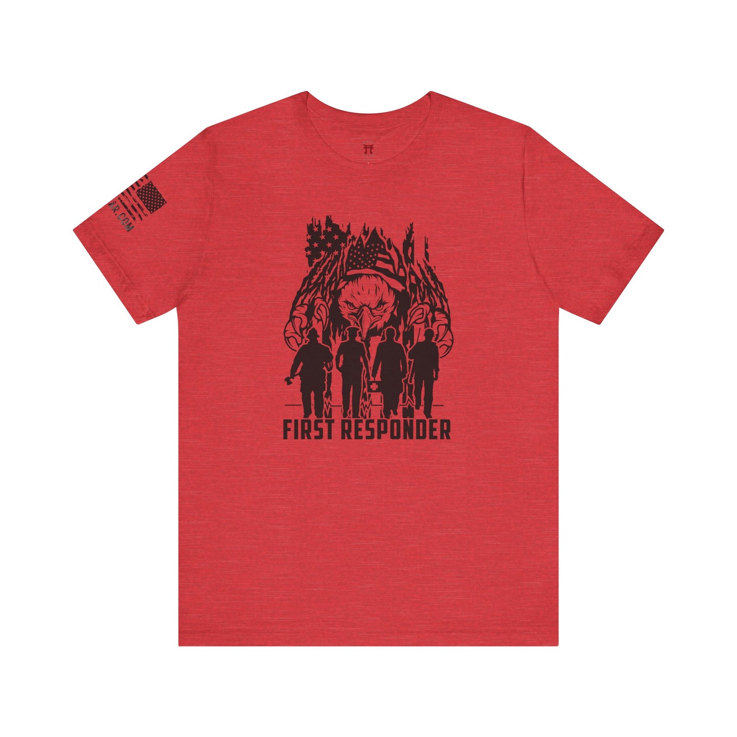 Rakkgear First Responder Eagle Short Sleeve Tee in red