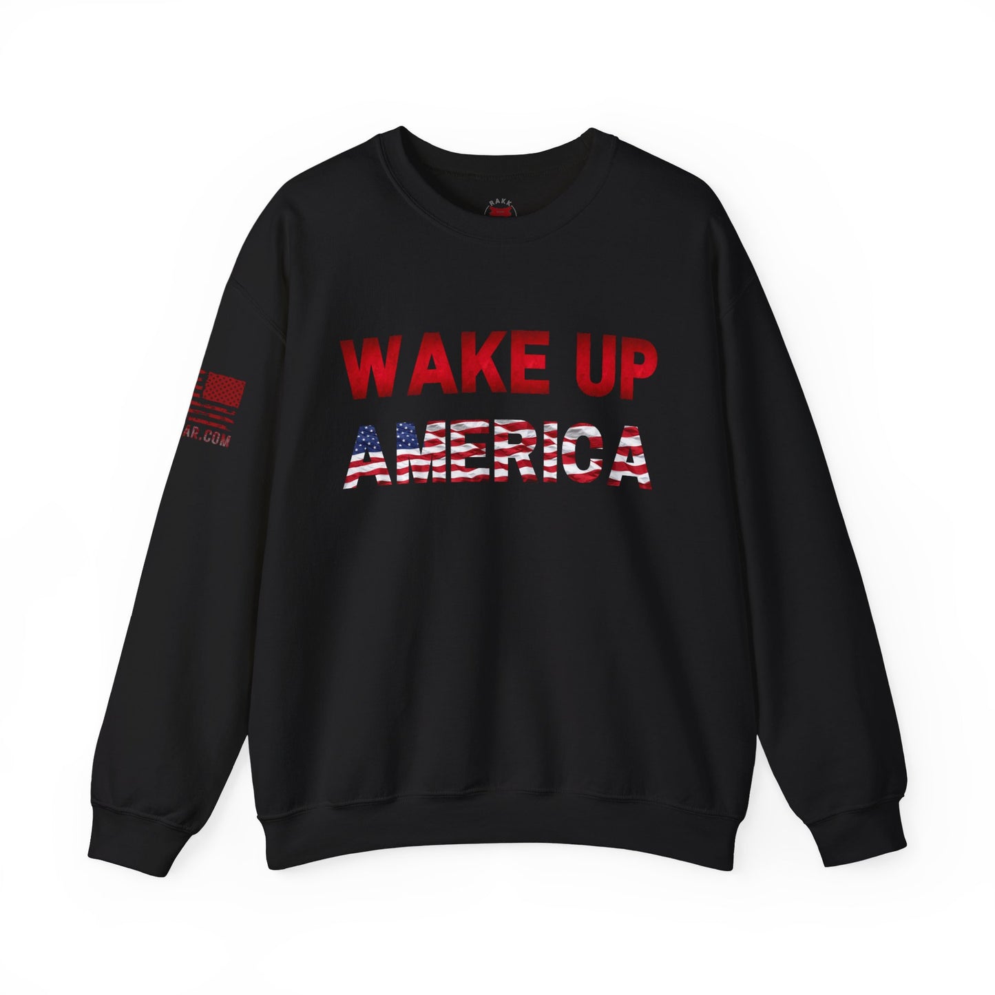 Rakkgear Women's Wake Up America Sweatshirt in black