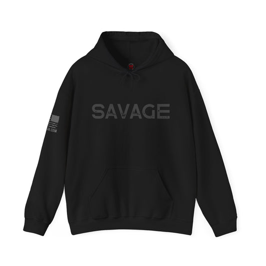 Rakkgear Savage Heavy Hoodie in Black