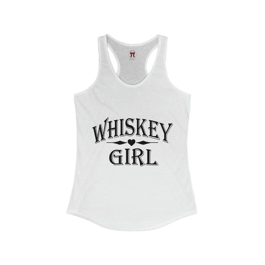 Rakkgear Women's Whiskey Girl Tank Top in white