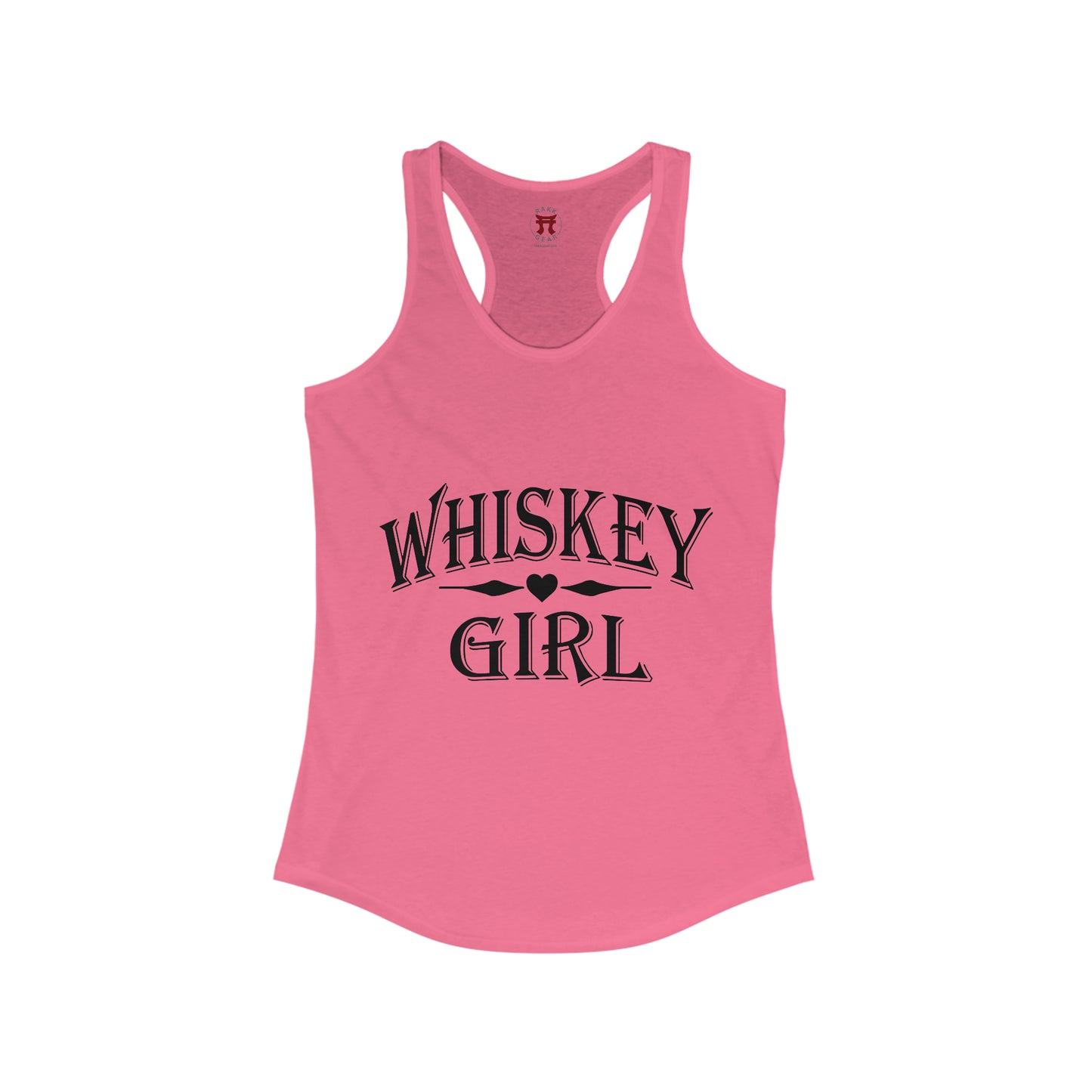 Rakkgear Women's Whiskey Girl Tank Top in hot pink