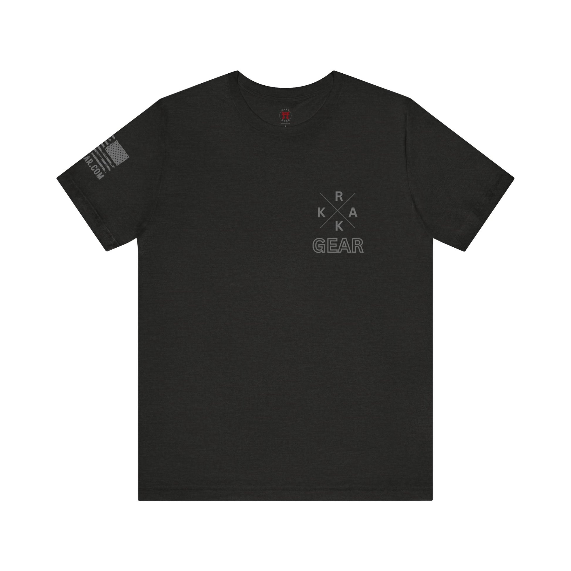 Rakkgear X Logo Short Sleeve Tee in black