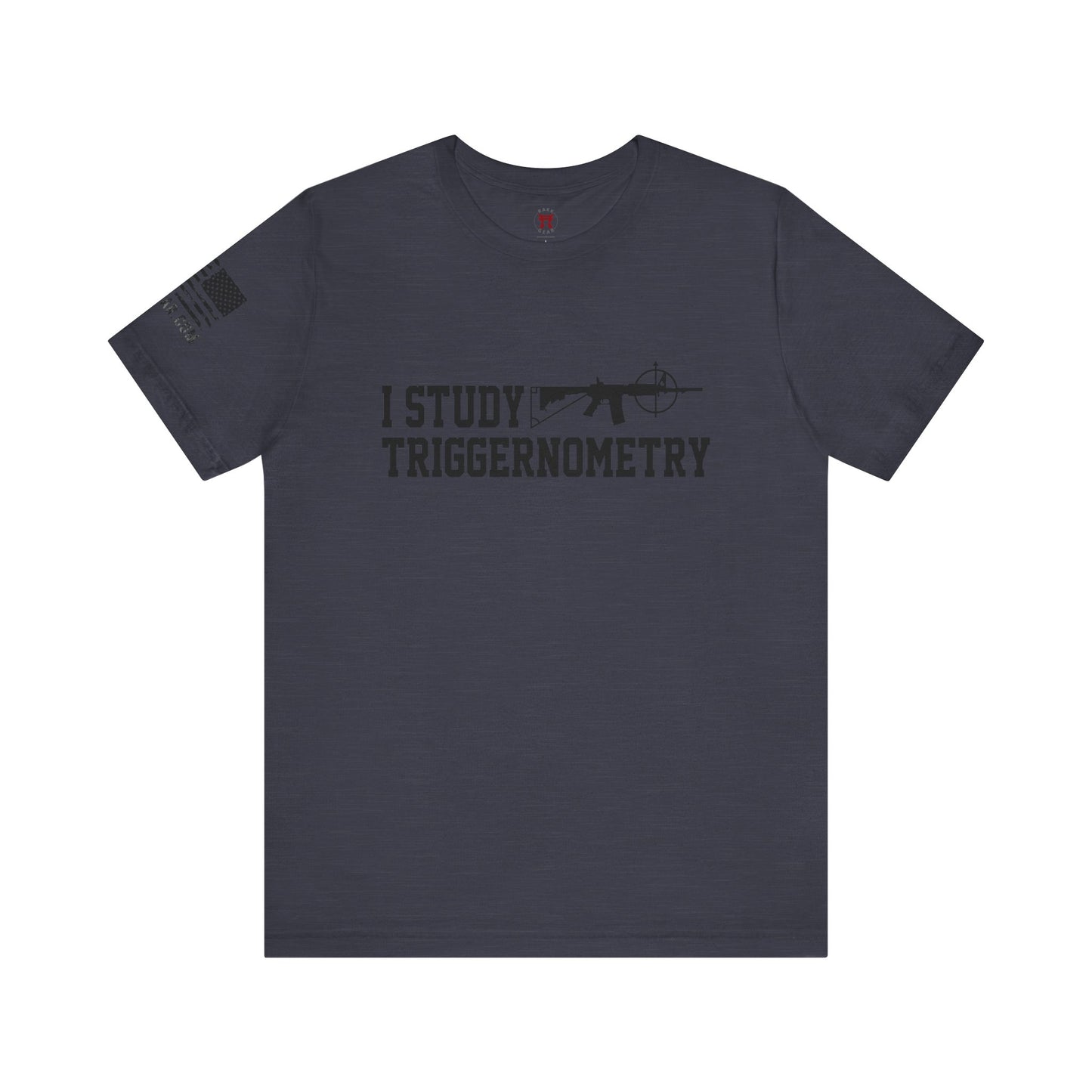 Rakkgear Triggernometry Short Sleeve Tee in navy blue