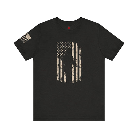 Rakkgear Proud Patriot Short Sleeve Tee in black