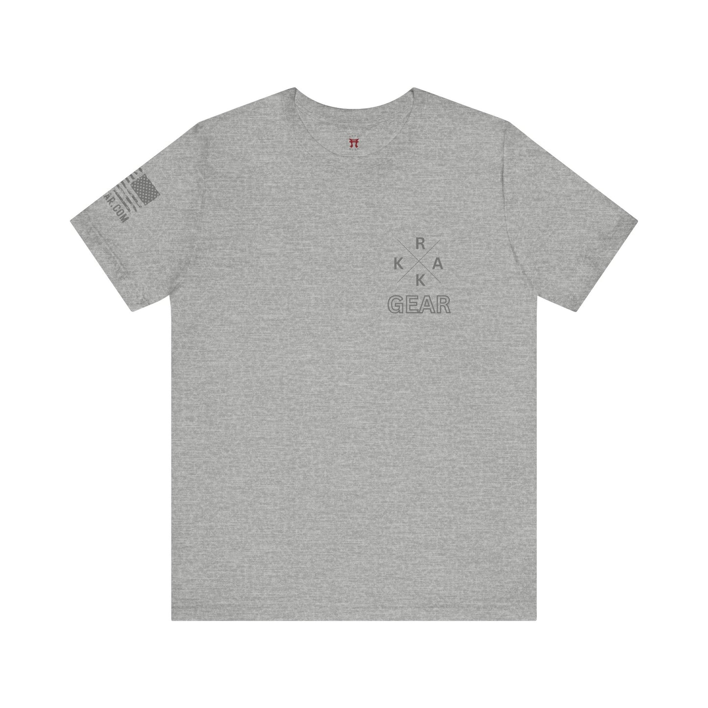 Rakkgear X Logo Short Sleeve Tee in grey