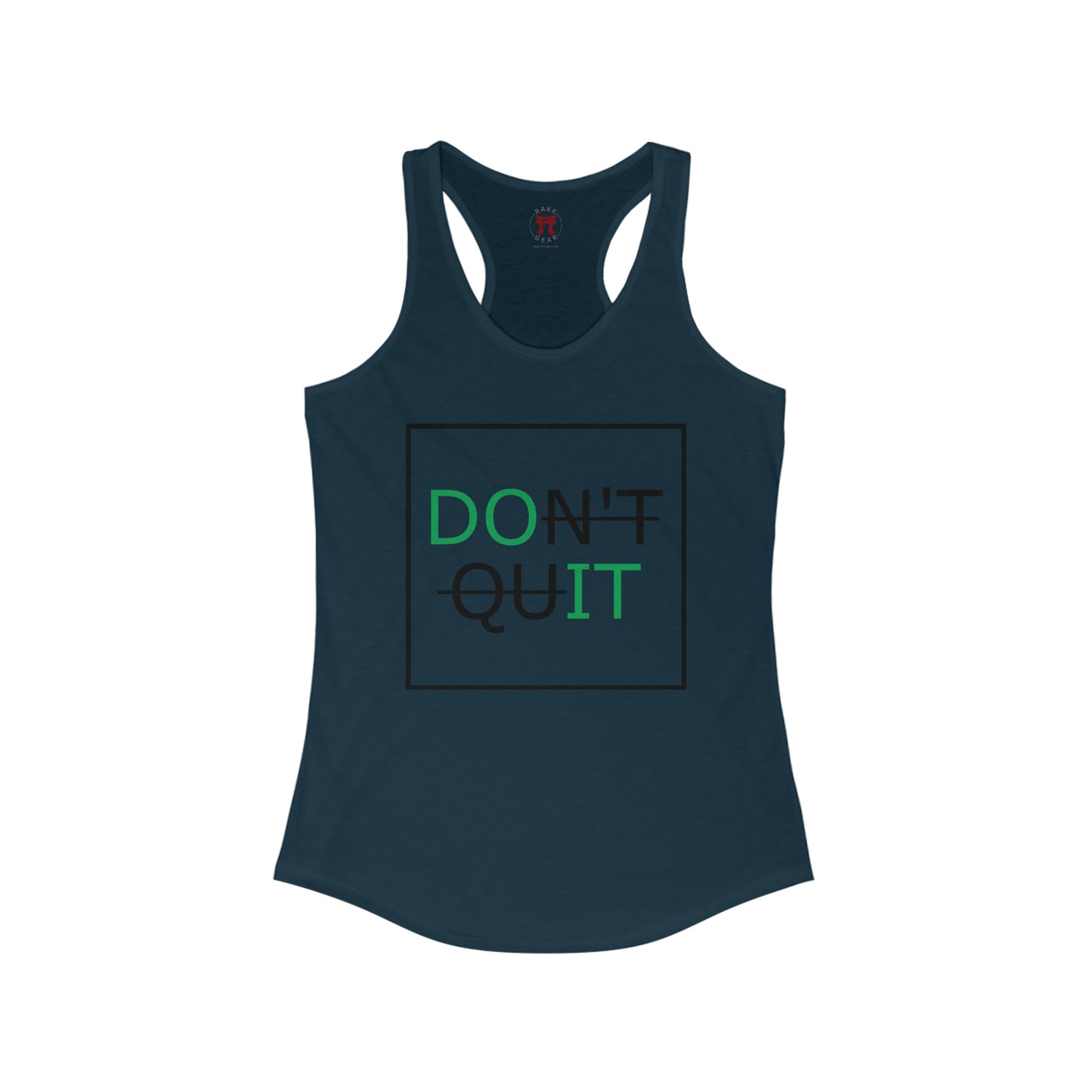 Rakkgear Women's Don't Quit Tank Top in Blue