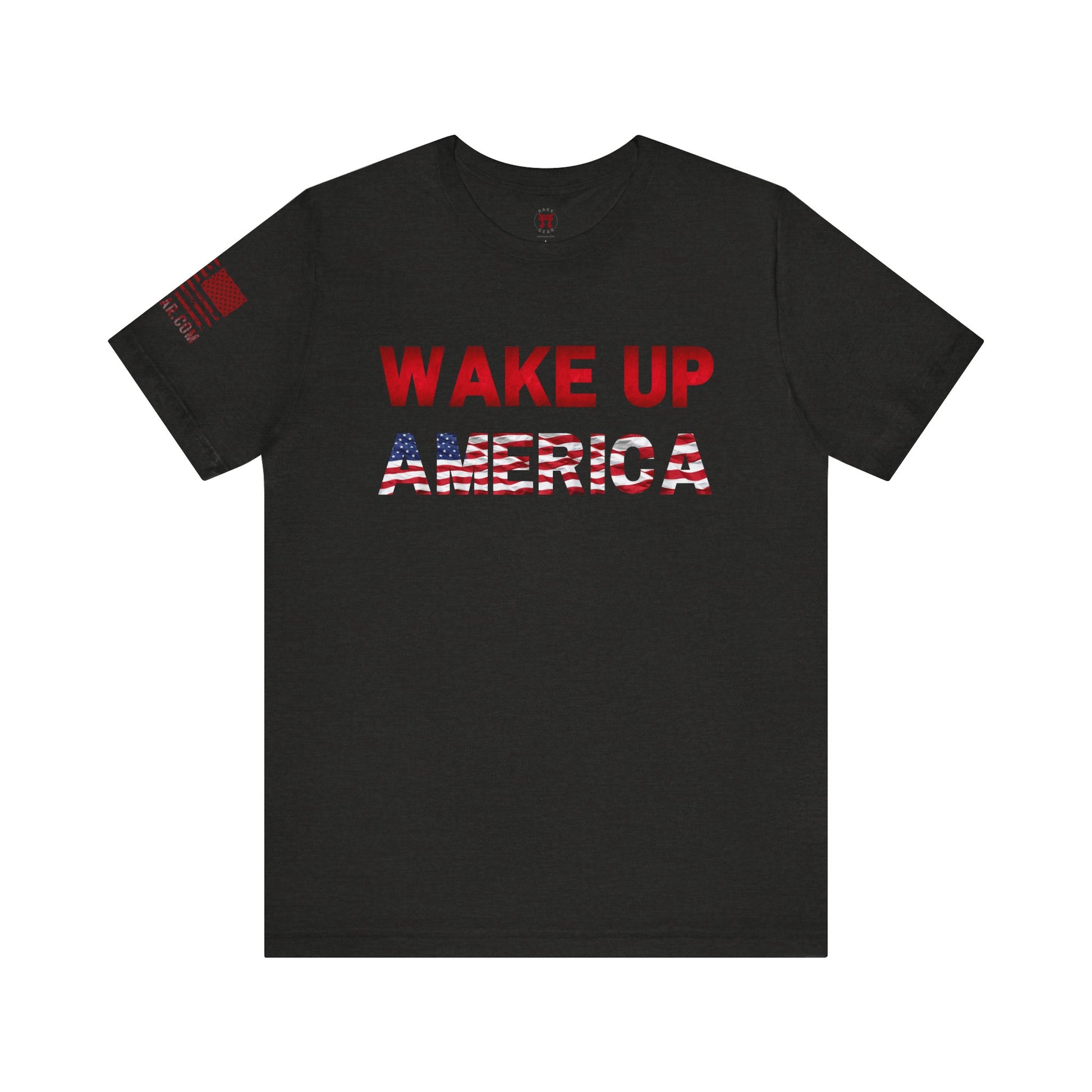 Rakkgear Wake Up America Short Sleeve Tee in black