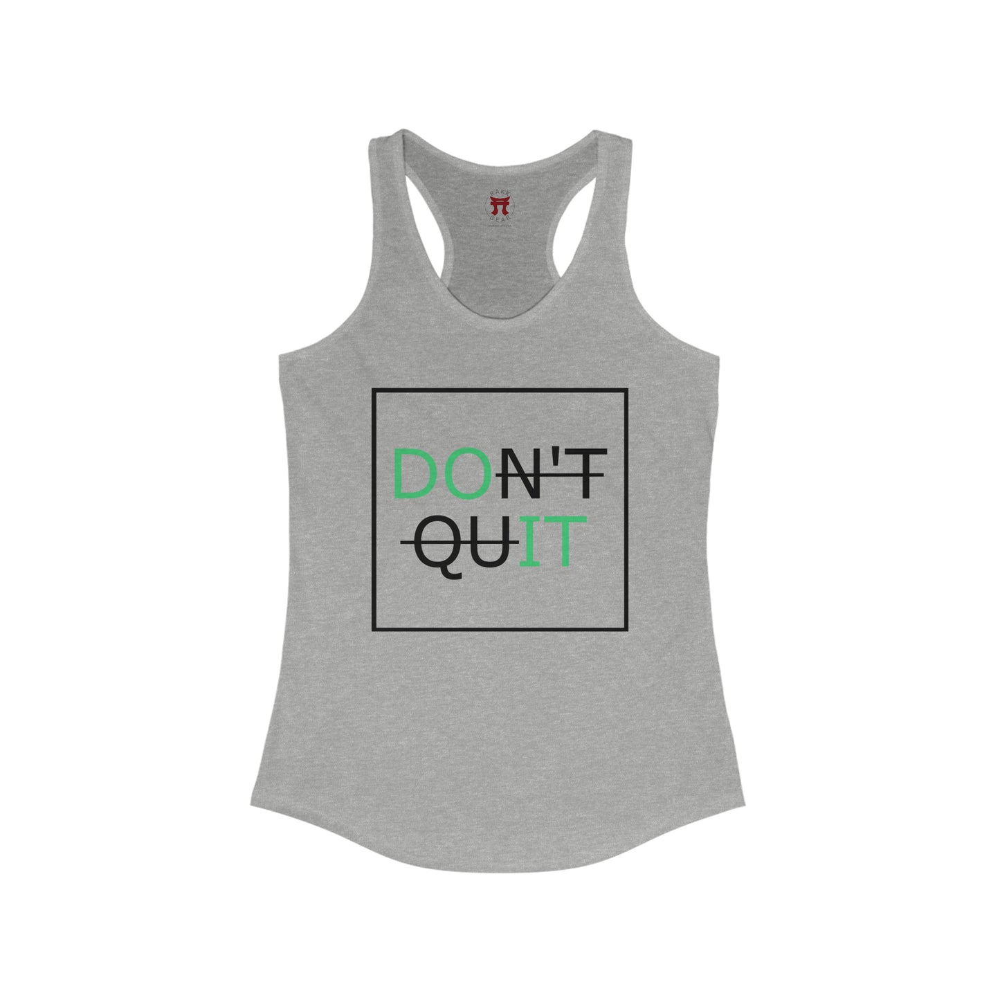 Rakkgear Women's Don't Quit Tank Top in Grey