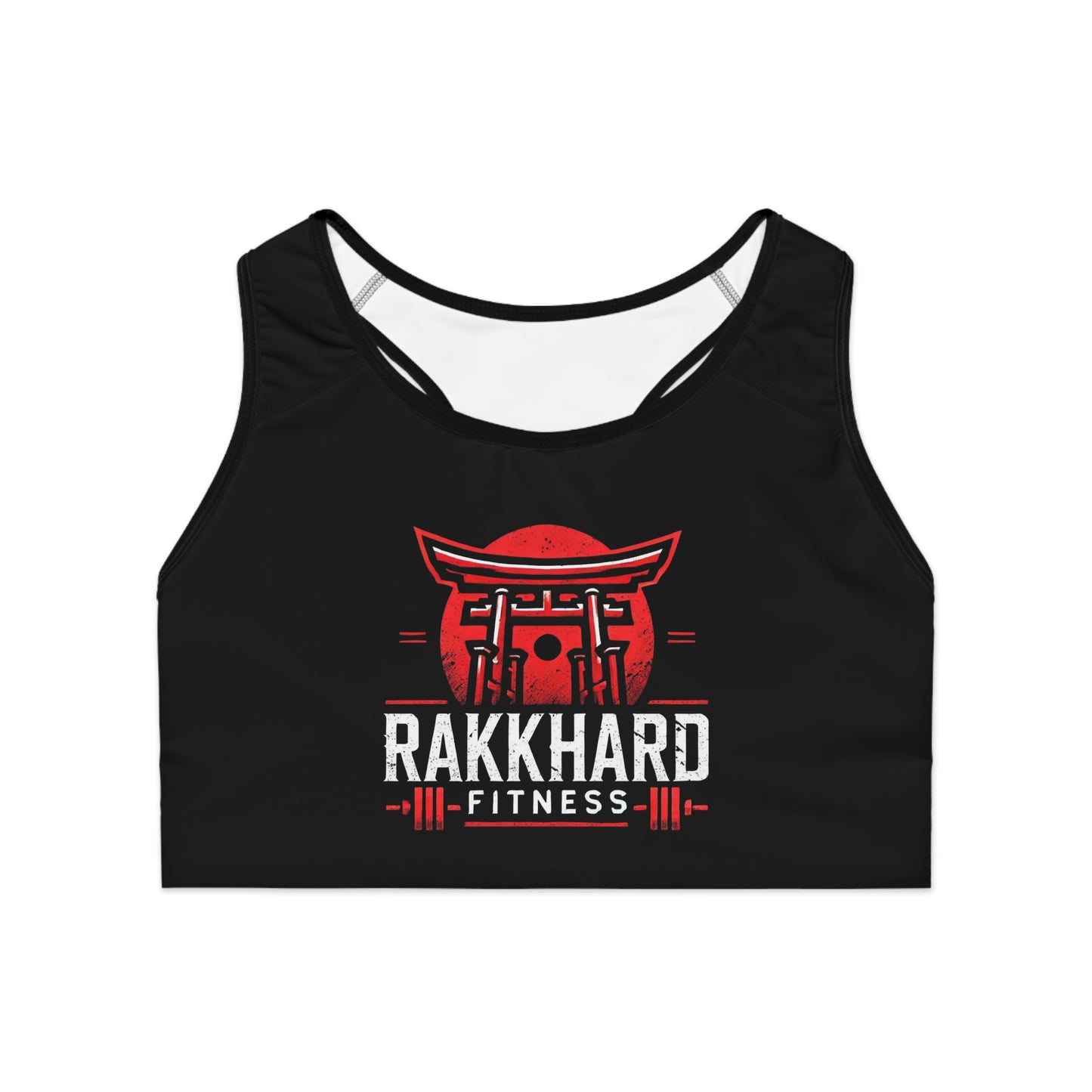 Rakkhard Fitness Women's High Performance Sports Bra in black