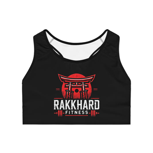 Rakkhard Fitness Women's High Performance Sports Bra in black