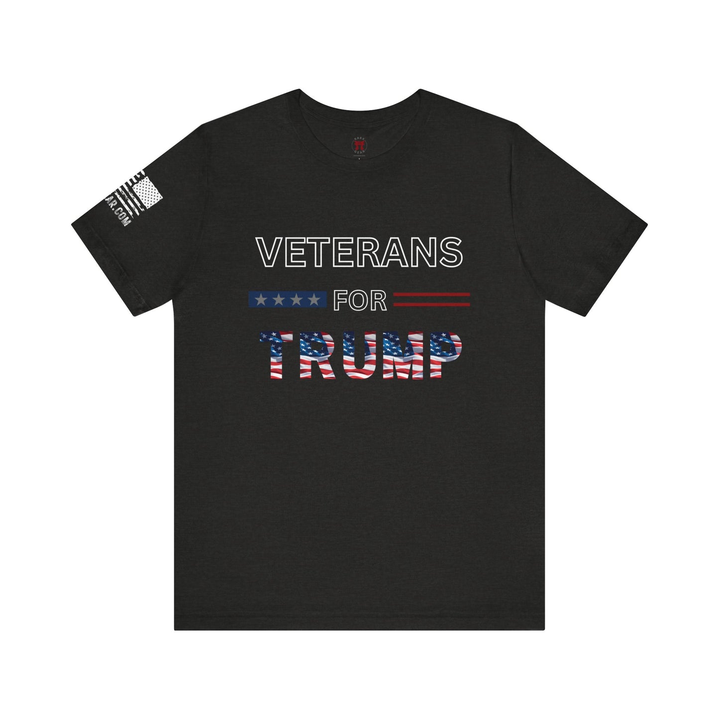 Rakkgear Veterans For Trump Short Sleeve Tee in black